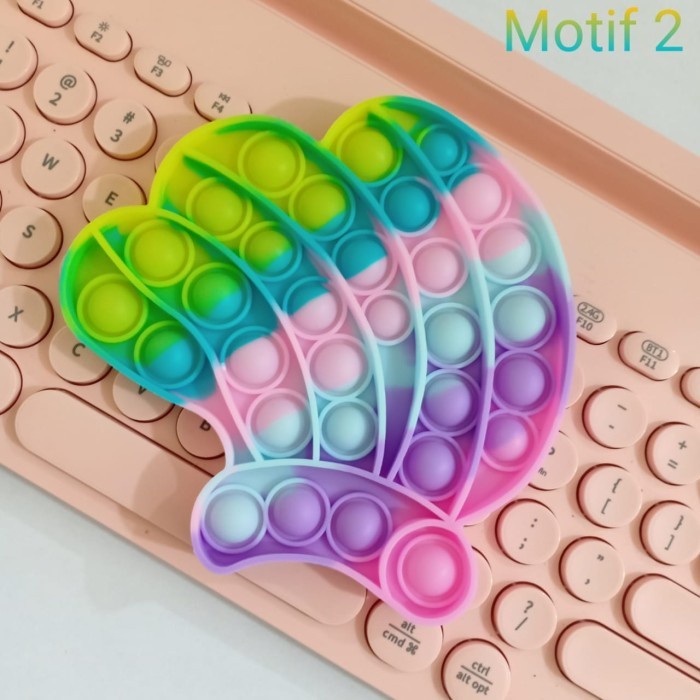 POP IT FIDGET TOY PUSH POP IT RAINBOW MAINAN EDUKASI STRESS RELEASE-MOTIF 02