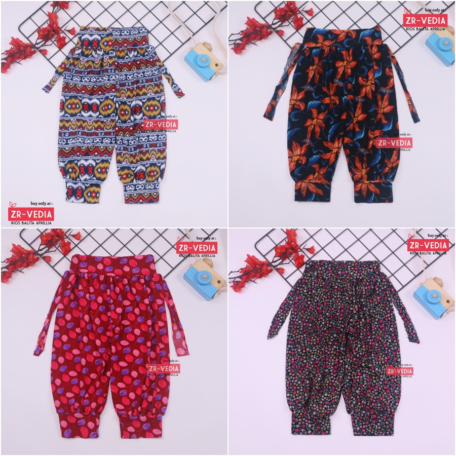 Aladin Carlissa 3-4 Tahun / Celana Anak Perempuan Motif Murah Panjang Bahan Adem Harian Variatif