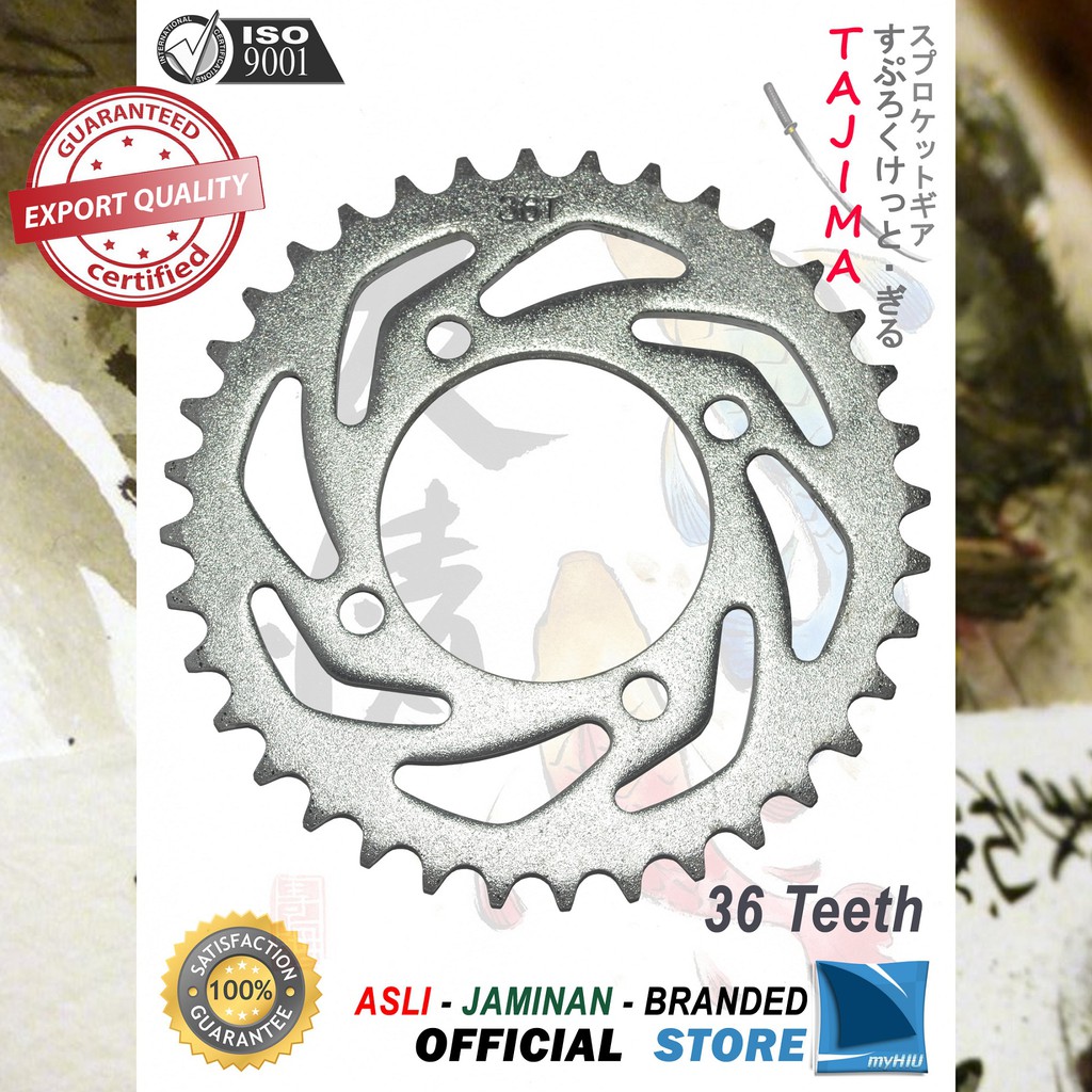 Gigi Tarik 28T~ 38T YAMAHA Jupiter Z1 / Z One / Z New Gir Belakang - Rear Sprocket Gear TAJIMA-428 - 31T