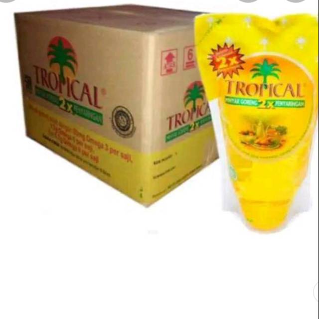 Minyak tropical  500 ml per dus isi 24 pcs