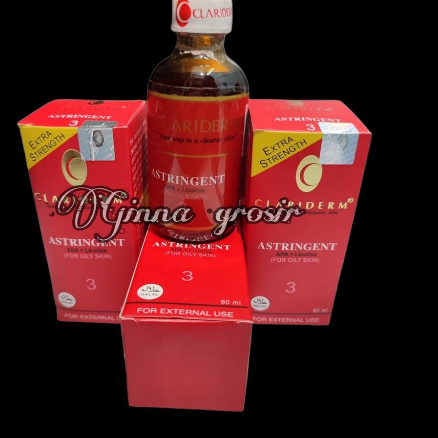 Terjangkau Toner Clariderm Astringent Original 100% / Clariderm 60ml ✓