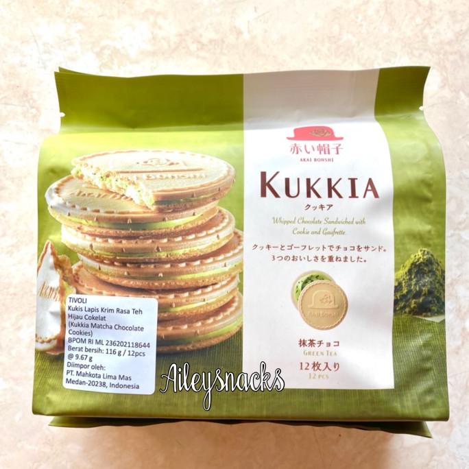 

Wafer Maison De Kukkia Matcha Choco -Snack Jepang