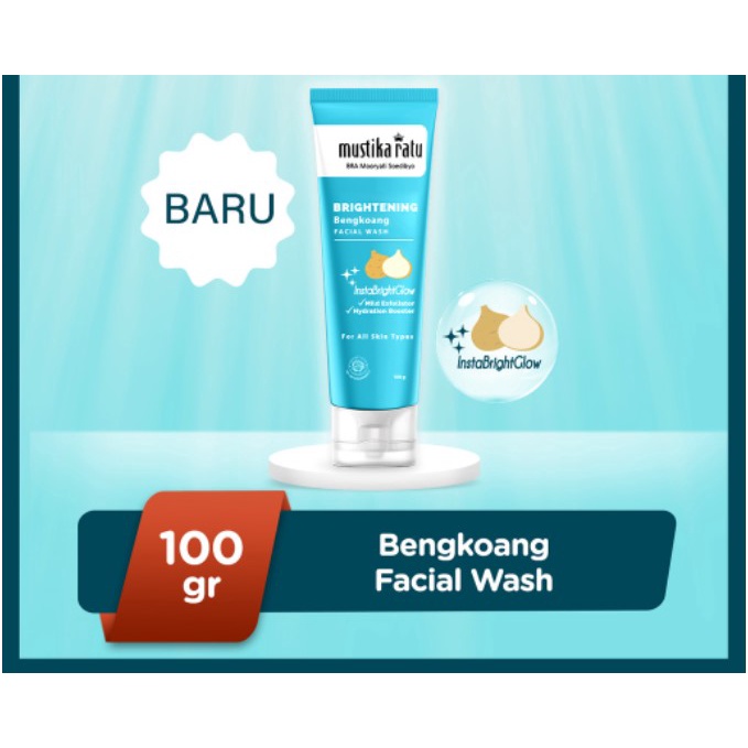 [BPOM] Mustika Ratu Brightening Bengkoang Facial Wash - Sabun Wajah Bengkuang 100g 100%Ori Pembersih