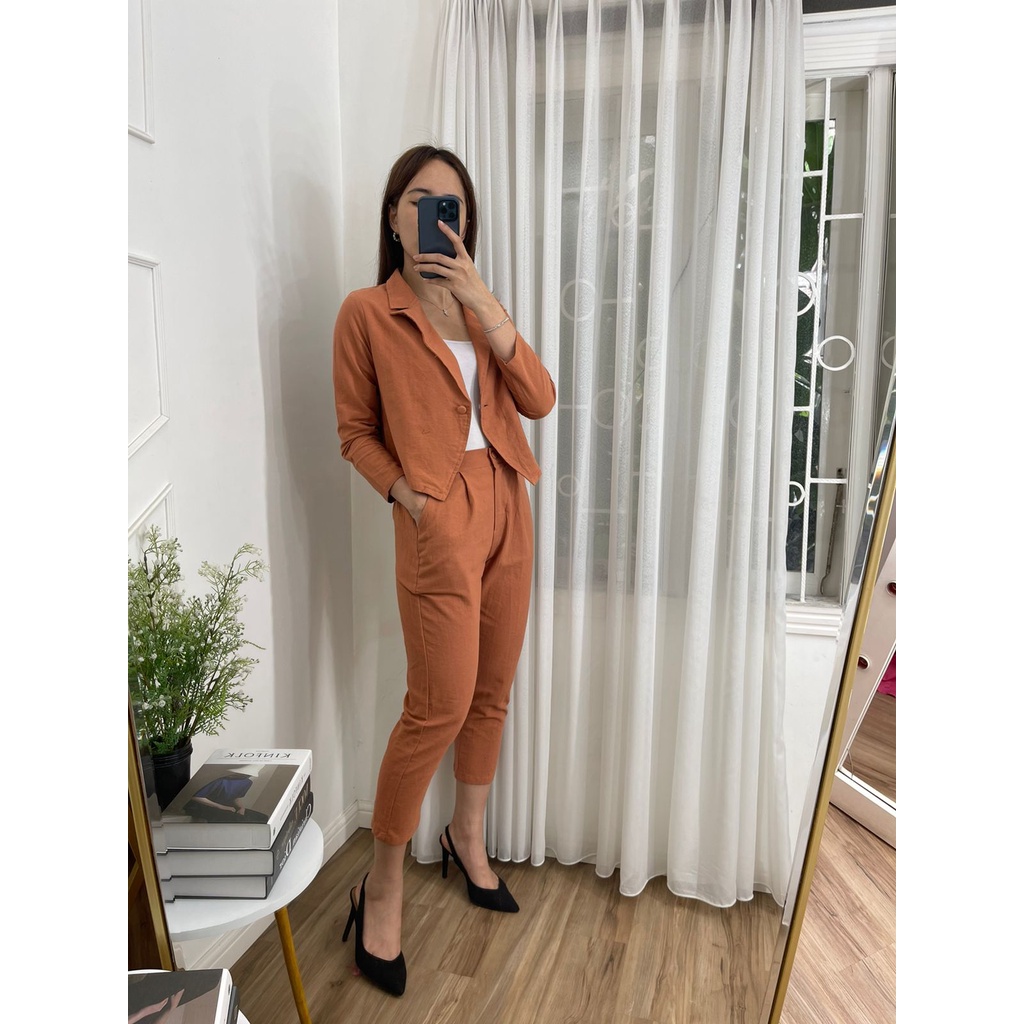 GBY CLOTHING - WINSHA ONE SET-BRICK