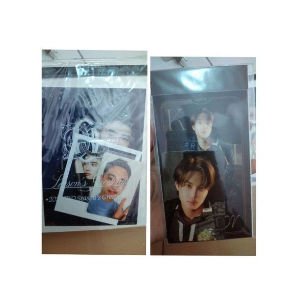 OFFICIAL EXO MERCH MERCHANDISE MD D.O. DO KYUNGSOO SEASON GREETING 2022 SG22 PHOTOPACK KAI JONGIN LE