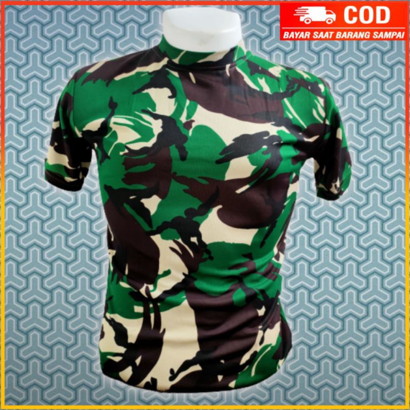 Baju kaos Pdl TNI Malvinas/Loreng Dryfit Battlexs