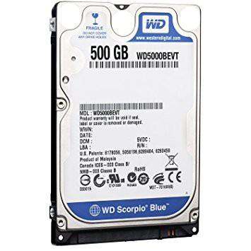 WD SCORPIO BLUE 500GB 2.5 INC