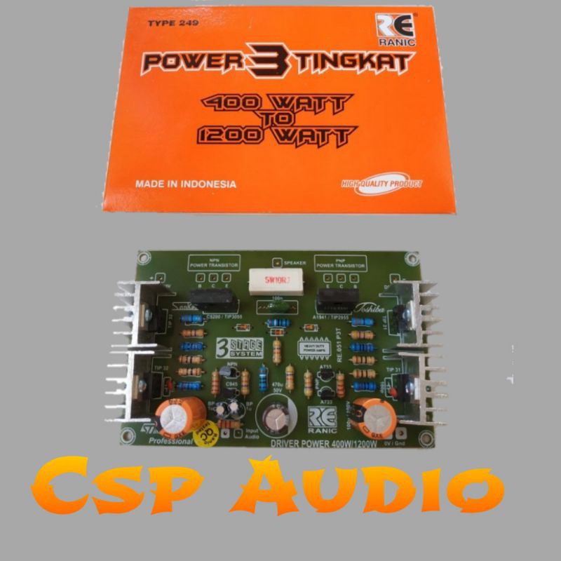 Kit driver power amplifier 3 tingkat matador