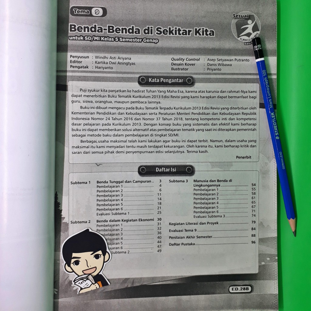 Lks Tematik Sd Mi Kelas 5 Tema 6 7 8 9 Semester 2 Eksis Eceran 2019 Shopee Indonesia