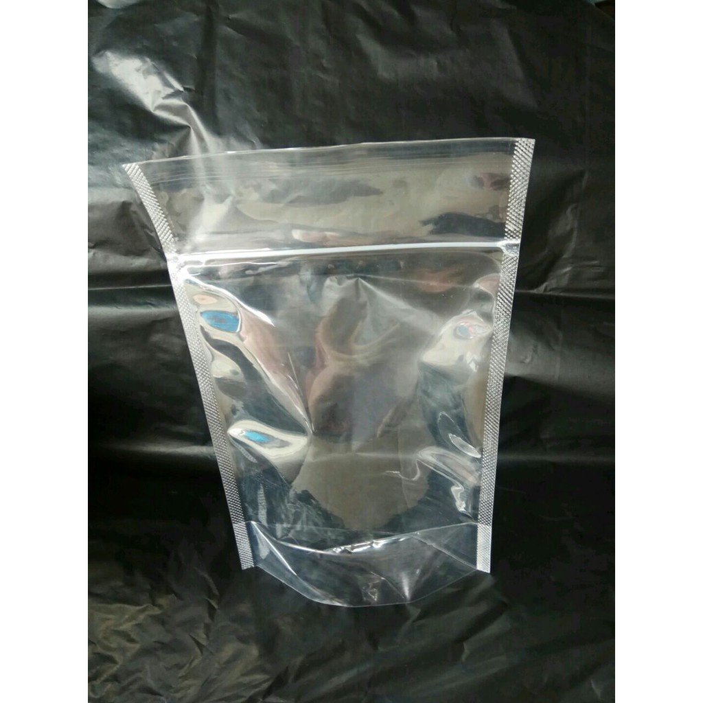 Standing Pouch Seal Lebar Uk 12x20cm, Stand Pouch, Plastik Klip Berdiri, Plastik zipper