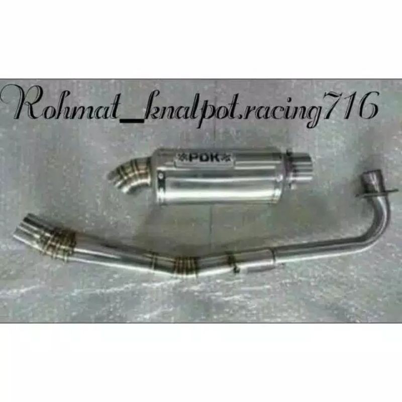 KNALPOT RACING PDK OVAL ONLY PNP REVO SUPRA X VEGA GRAND