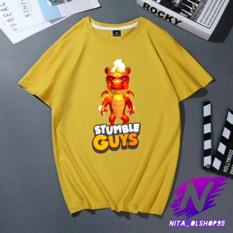 kaos anak stumble guys karakter spesial baju stumble guys Inferno dragon