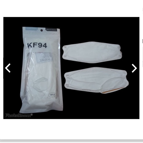 MASKER KF94 WARNA PUTIH ISI 10pc | MASKER KF94 KOREA 4PLY