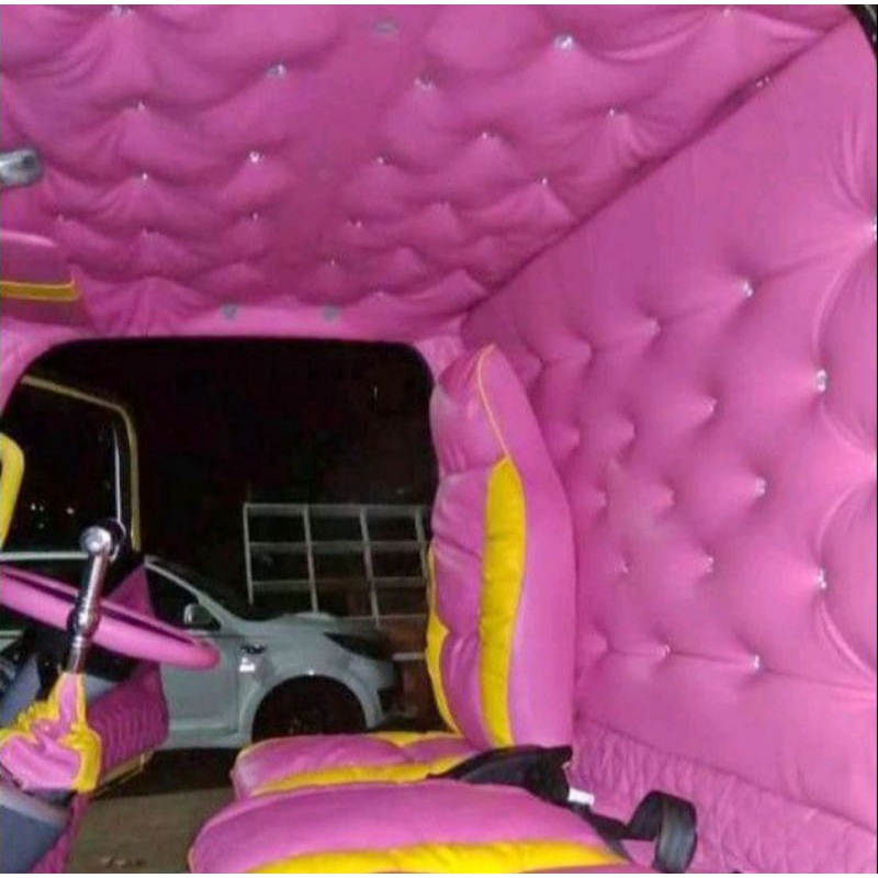 sarung jok truk. jok plafon kabin. canter dyna dutro hdl ragasa dll.