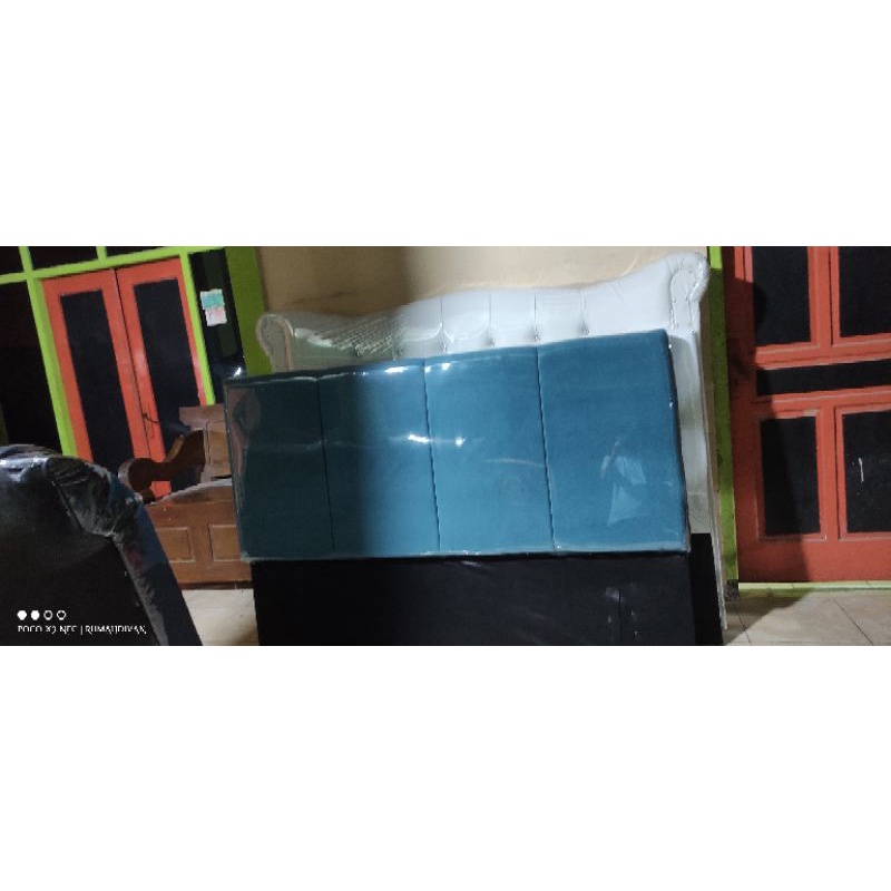 DIVAN KASUR, DIPAN TEMPAT TIDUR SANDARAN MINIMALIS BELUDRUMOTIF SALUR