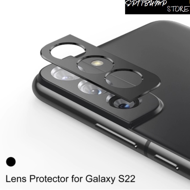 SAMSUNG S22 / S22+ / S22 ULTRA TEMPERED FRAME BLACK CAMERA PROTECTOR