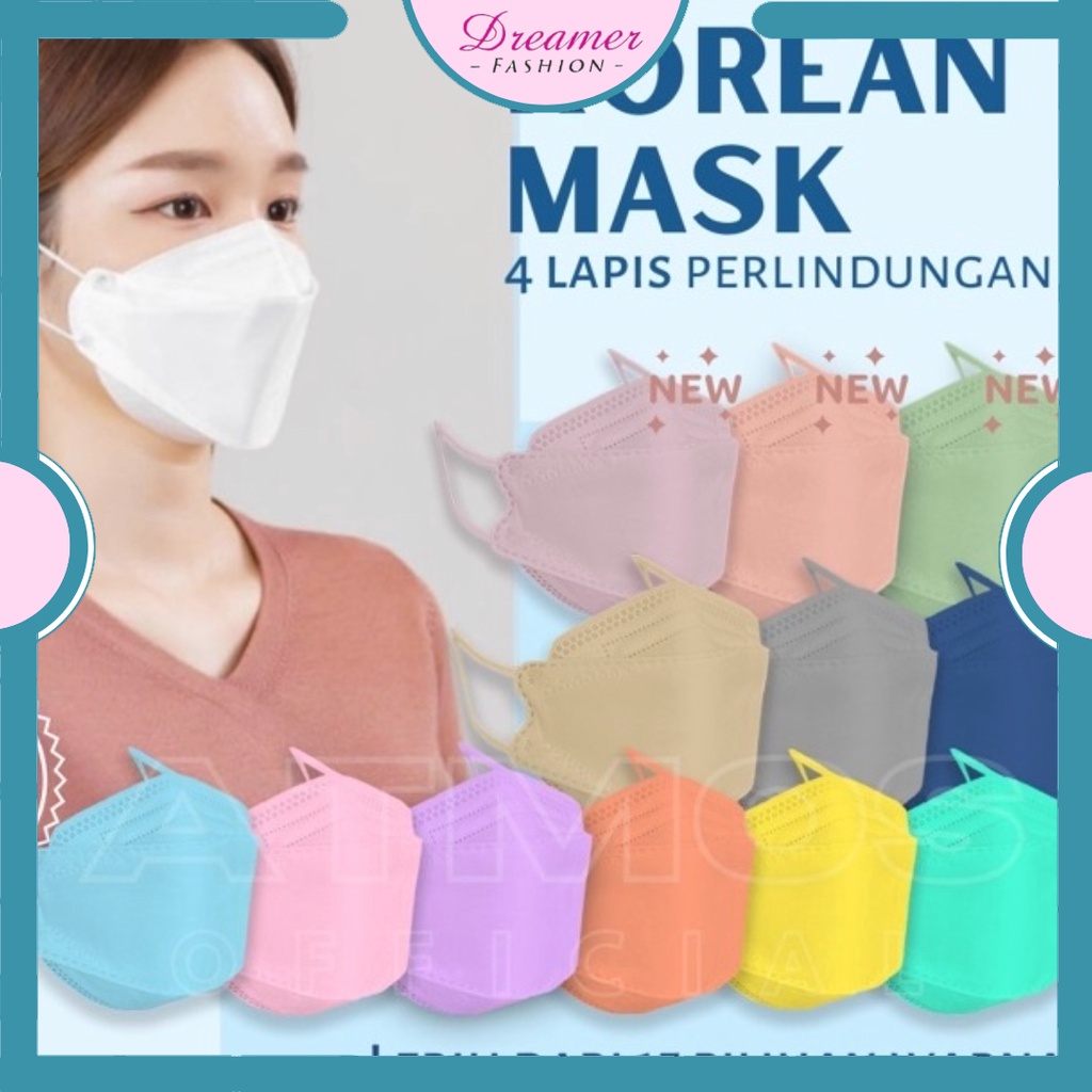 DF MSK134 Masker KF94 C Care 3 Ply Isi 10 Pcs Protective Mask Kesehatan 4Ply Masker Medis Korea 10Pcs