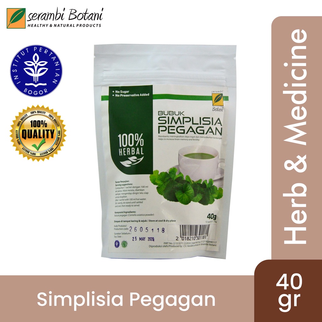 

Simplisia Pegagan 40gr