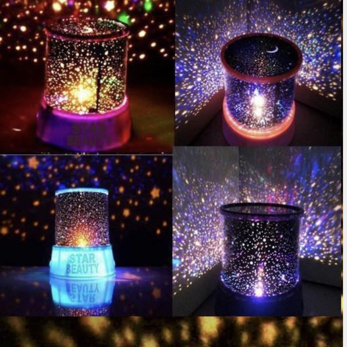 Lampu Tidur observa Planetarium Galaxy View Star Moon Proyektor Music