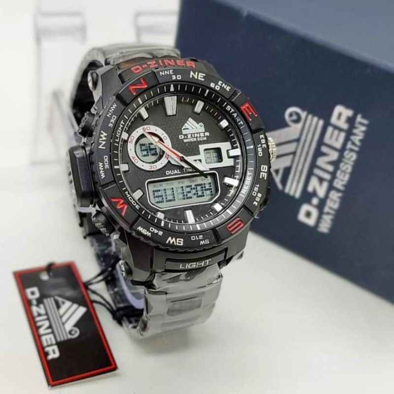 ➡️ BISA COD ✅ JAM TANGAN PRIA D-ZINER ORIGINAL RANTAI 5CM JAM FASHION-JAM TERLARIS