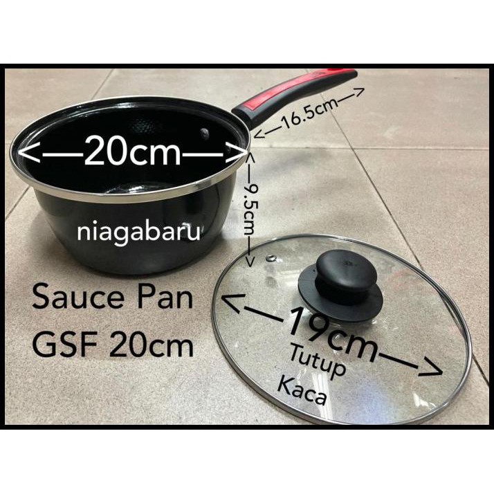 Panci Susu Gsf 4020 / Sauce Pan Enamel / Panci Anti Lengket