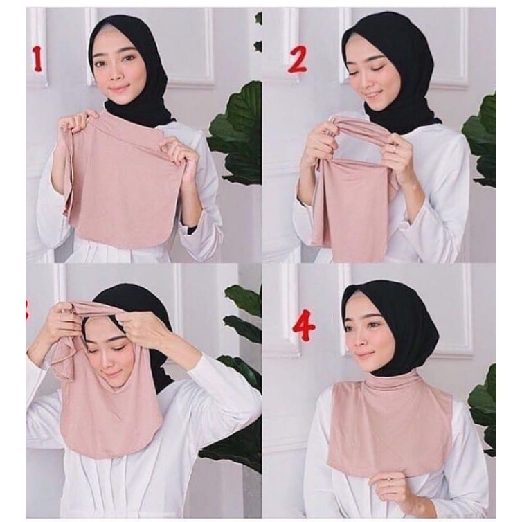 Manset Leher Premium All Size Fit to L Inner Leher Hijab