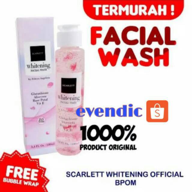 Scarlett Whitening Facial Wash BY felicya angelista