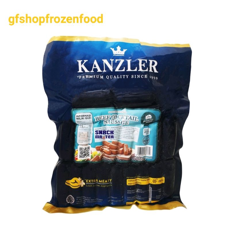 

Kanzler Sosis Sapi Cocktail 250g / Frozen Food