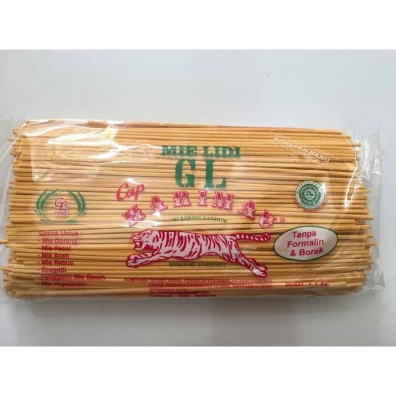 

MIE LIDI/MIE GOMAK/MIE MEDAN CAP HARIMAU 1 KG