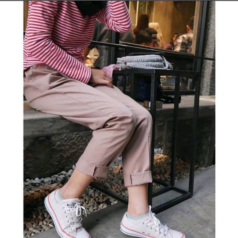 BAGGY PANT PREMIUM CELANA FASHION PEREMPUAN || MURAH TERBARU BAHAN KATUN LEMBUT TERKINI