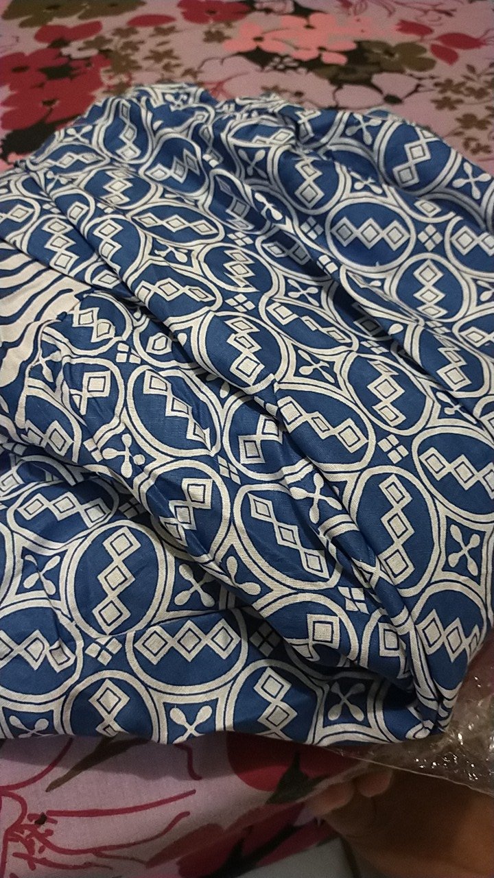 Gamis Batik Modern Murah Katun Halus Kombinasi Truntum, Ori Batik Aksara Pekalongan Big Size Jumbo