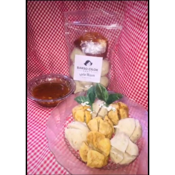 

Bakso Cilok Saus Lada Hitam (HomeMade)