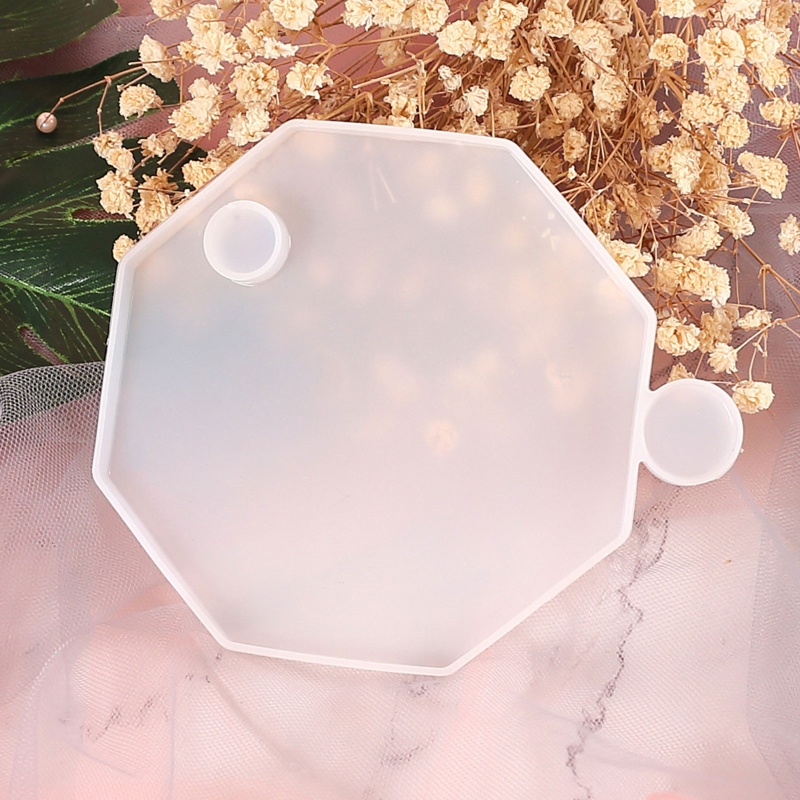 SIY  1 Set Jewelry Organizer Box Silicone Resin Mold for Women Kids, DIY Multi-Layer Rotating Jewelry Tray Storage Case