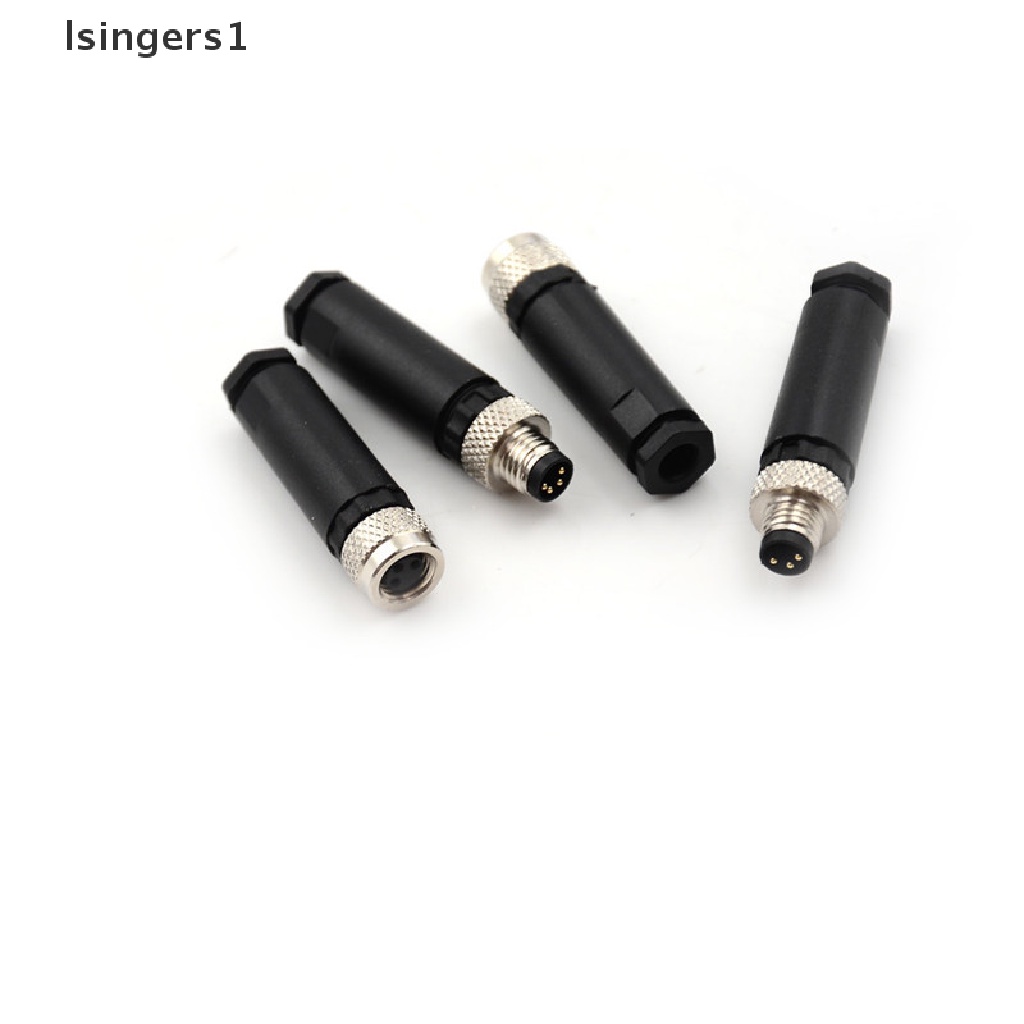 (lsingers1) Konektor Sensor M8 Male Female 3 / 4 Pin Tipe A