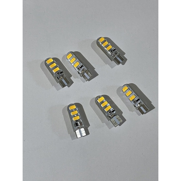 Lampu bohlam sen jelly flash kedip senja sein jelly kedip stobo T10 senja warna kuning
