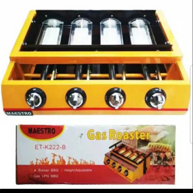 Kompor panggang panggangan bakaran sosis ETK 222 getra king chef maestro
