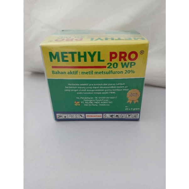 Herbisida METHYL PRO 20 WP/ BA metil metsulfuron 20% @5gram