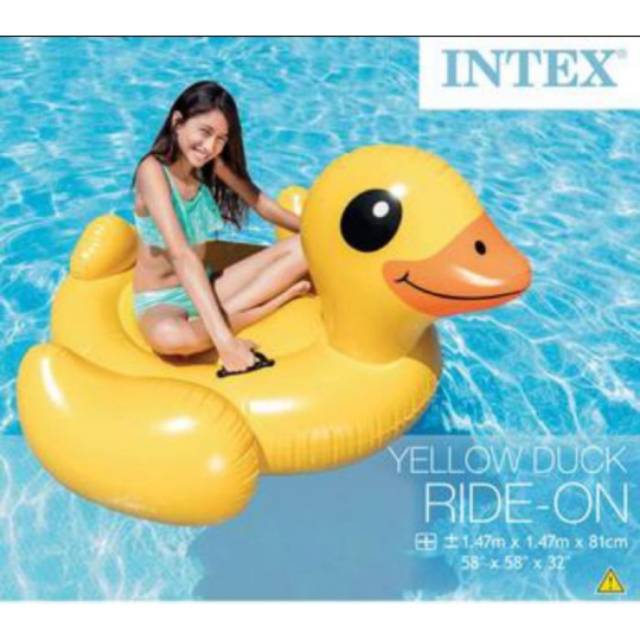 Pelampung INTEX bebek - pelampung INTEX yellow duck - pelampung bebek kuning
