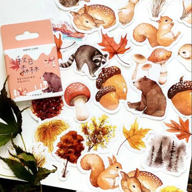 

Aesthethic stiker deco stiker lucu stiker box 45/46pc