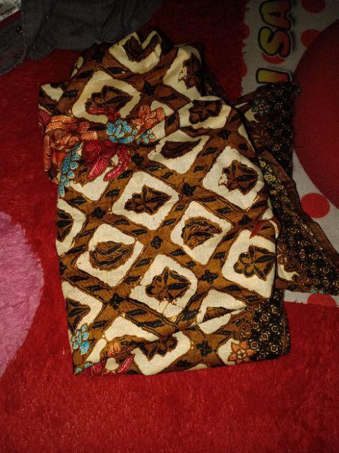 Dekari Tunik Baju Batik Atasan Kerja Murah Fashion Muslim Wanita Jumbo Lengan Panjang Camaline