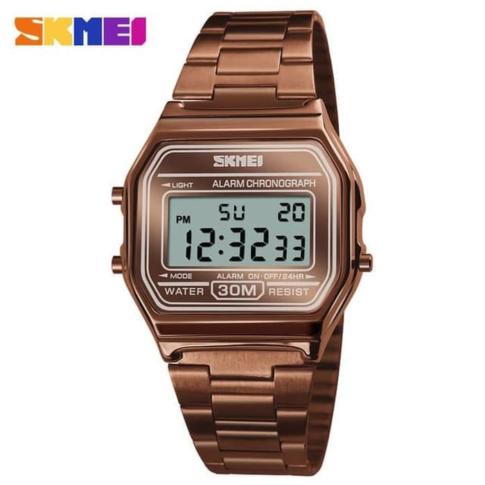 Jam Tangan Pria &amp; Wanita / SKMEI 1123 Men LED Digital Stainless Steel / Jam Tangan Digital / SKMEI