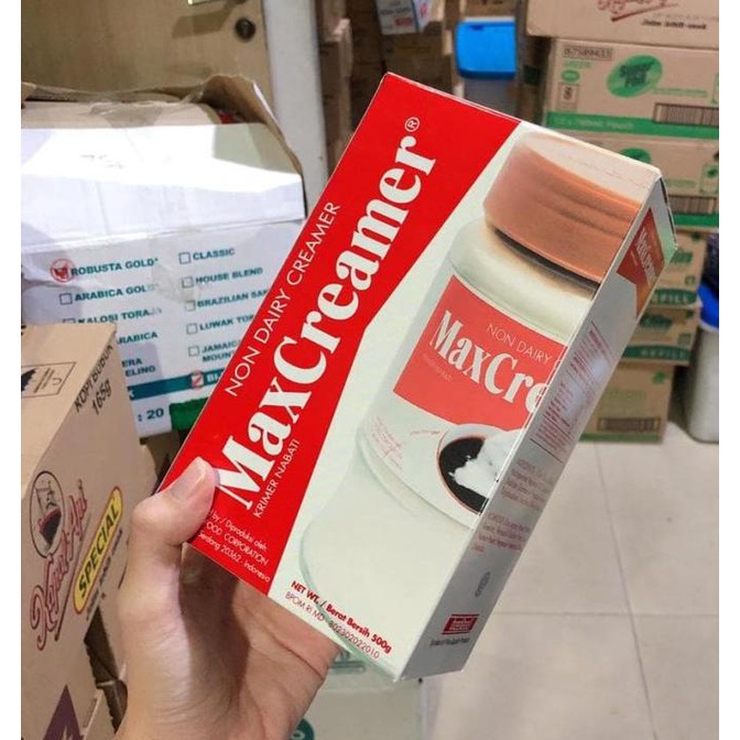 

[[BISA COD]] Max Creamer Non-dairy Krimer Kopi 500gr Refill BERMUTU Kode 553