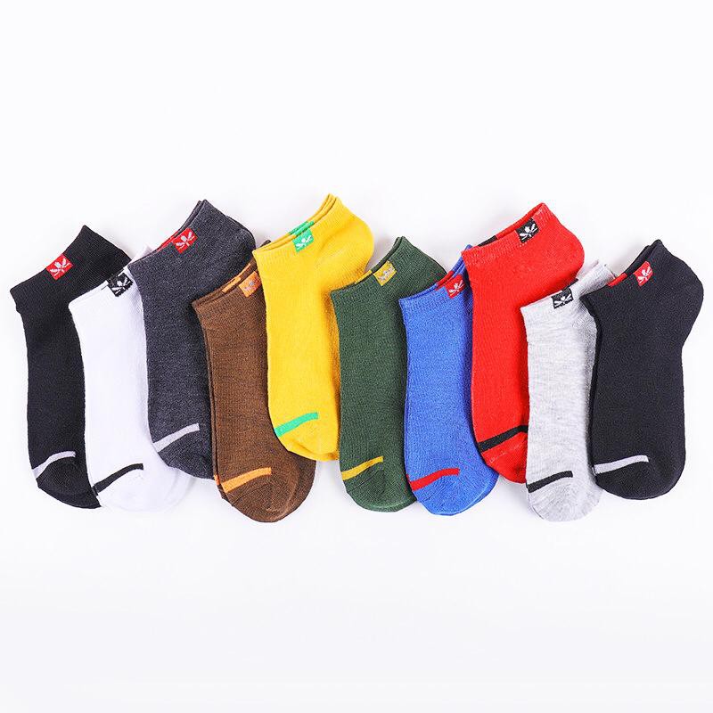 ❤️GTB❤️R156 Kaos Kaki Fashion Unisex Kaoskaki Warna Polos  Wanita Murah Semata kaki Socks Pendek cod