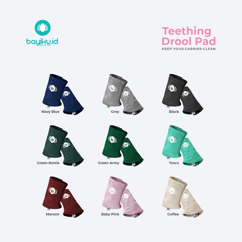 Teething Drool Pad Activa Untuk Gendongan Bayi Bayiku id