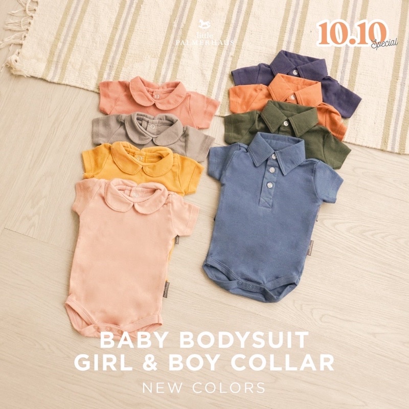 Palmerhaus Baby Bodysuit baby Collar Bodysuit Jumper by Little Palmerhaus /Jumper bayi 1 Pcs