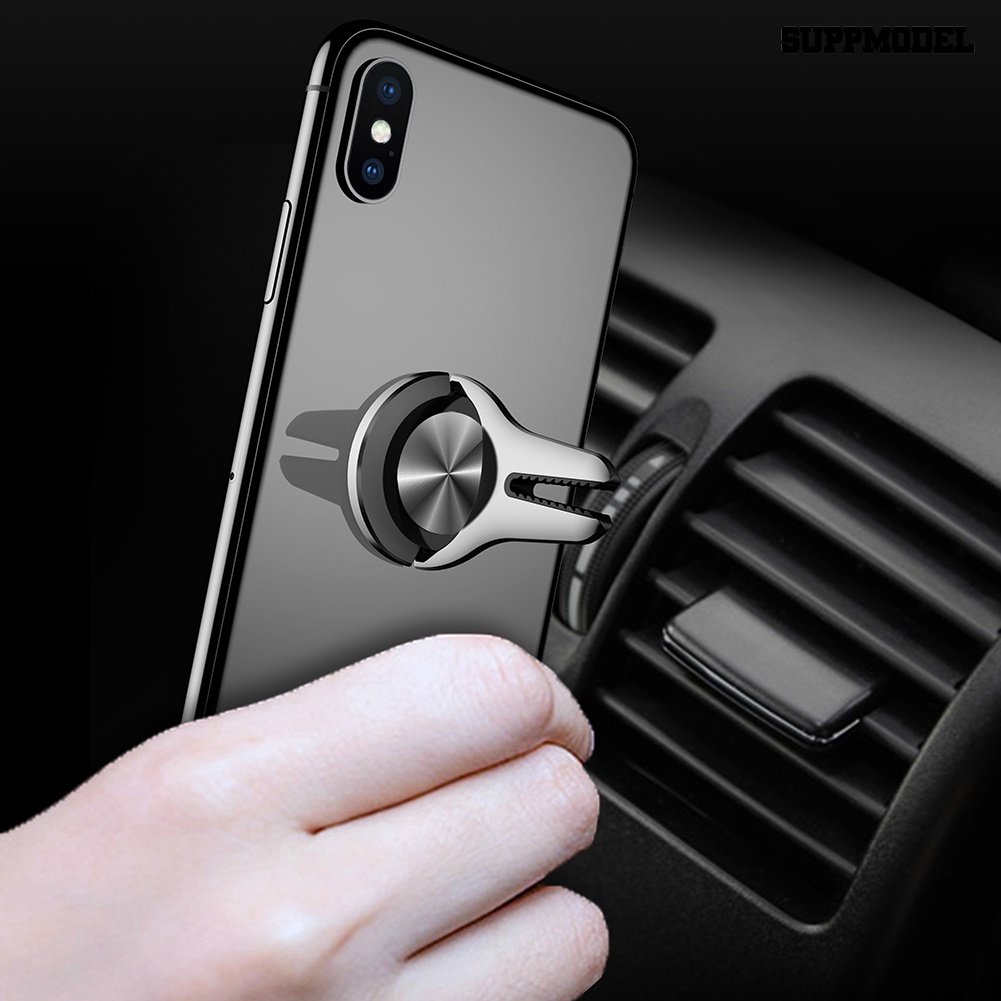 Sdl Ring Holder Hp Universal Bisa Berputar 360 Derajat Bahan Alloy Untuk Vent Ac Mobil