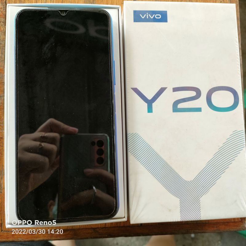 HP SECOND VIVO Y20 RAM 3/64GB, FULLSET NO MINUS, GARANSI BERJALAN