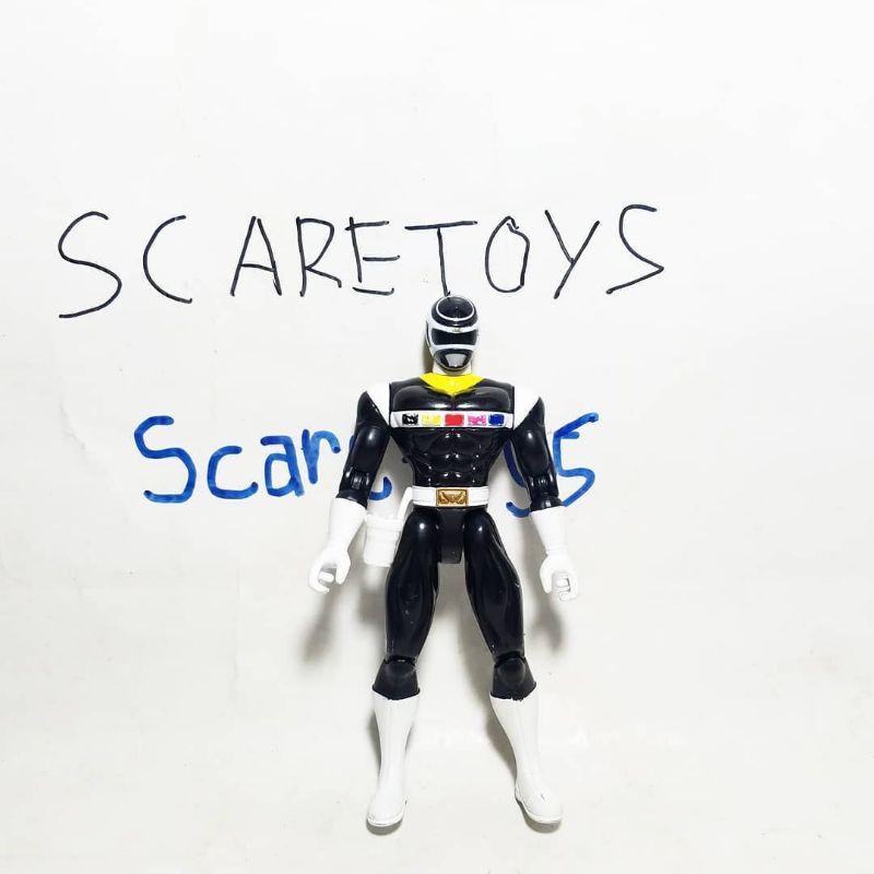 Power Rangers in space black ranger denji Sentai megaranger