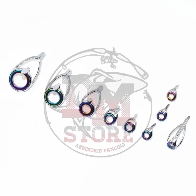 Ring guide non fuji bc set RAINBOW - ring guide bc takedo