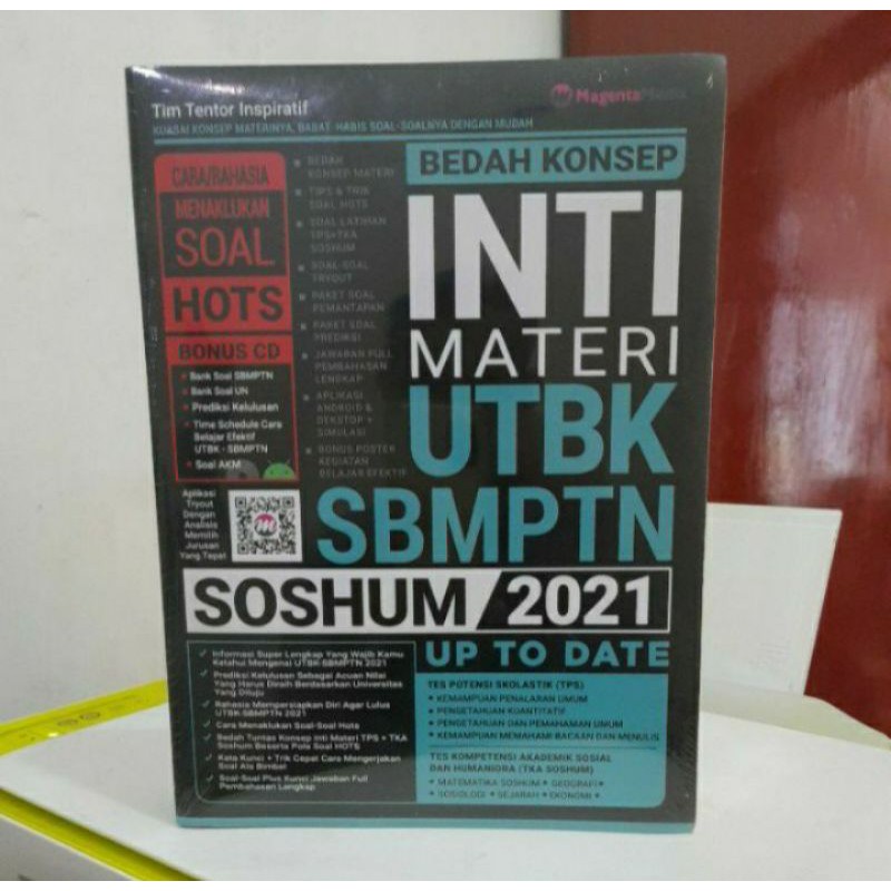 Buku UTBK SBMPTN 2021 - Bedah Konsep Inti Materi UTBK SBMPTN SOSHUM 2021 - Best seller